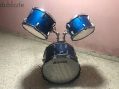 Amati drums like new blue color full with chair