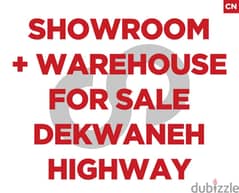 showroom + warehouse for sale in Dekwaneh/الدكوانة  REF#CN101335