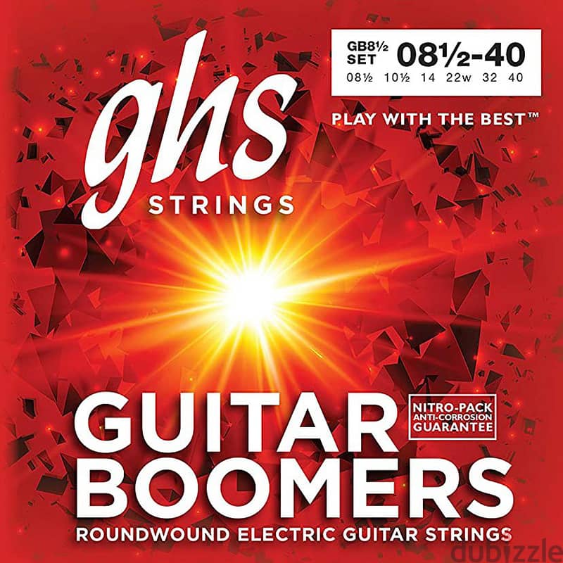 GHS GB8 1/2 SET Guitars Boomers electric strings 0