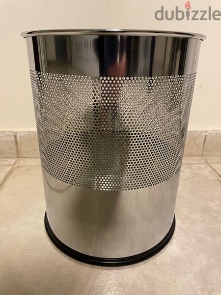 Stainless Steel Rubbish bin Trash Can for Office 1