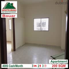 400$!!! Apartment For RENT In BOUAR!!! 0