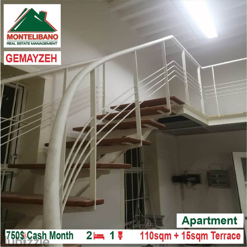 750$!! Apartment for rent located in Gemayze 2