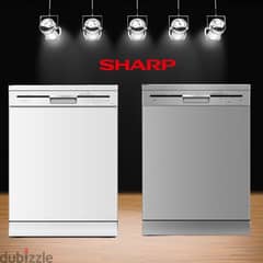 Sharp Dishwasher 12 Place Settings 6 Programs 0