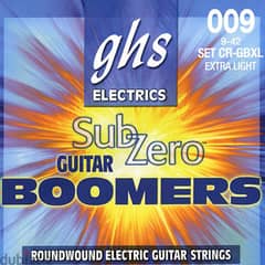 GHS CR-GBXL Sub-Zero Boomers Electric Guitar Strings 0