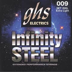 GHS ISXL Extra Light Infinity Steels Electric Guitar Strings (9-42)