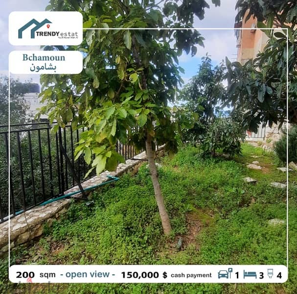 apartment for sale in bchamoun + garden شقة للبيع في بشامون مع حديقة 0