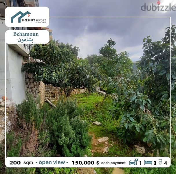 apartment for sale in bchamoun + garden شقة للبيع في بشامون مع حديقة 1