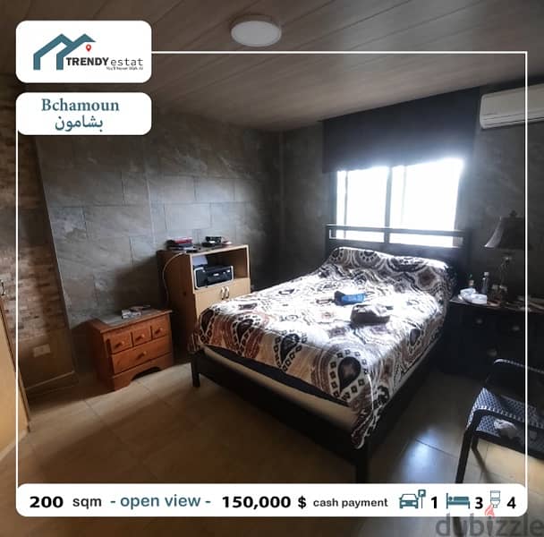 apartment for sale in bchamoun + garden شقة للبيع في بشامون مع حديقة 16