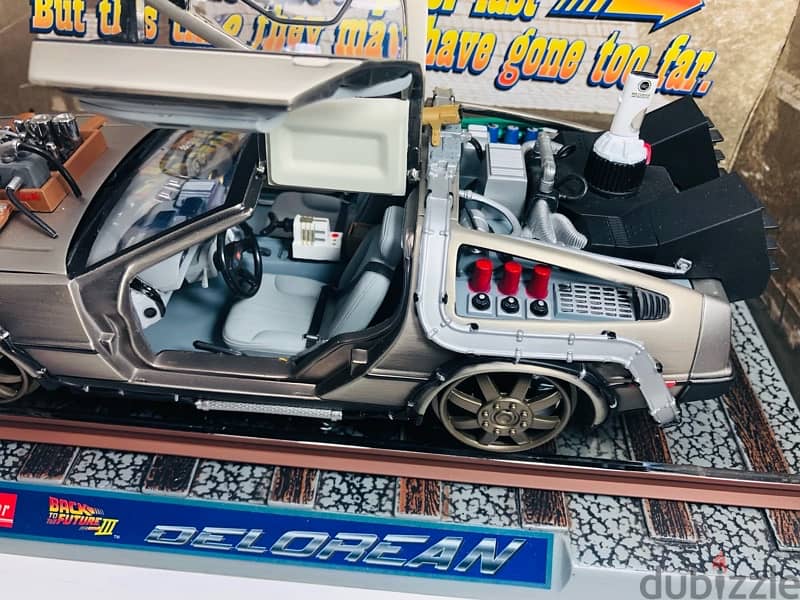 1/18 Diecast Model Car In Original Box Back to the Future 3 Movie car 2