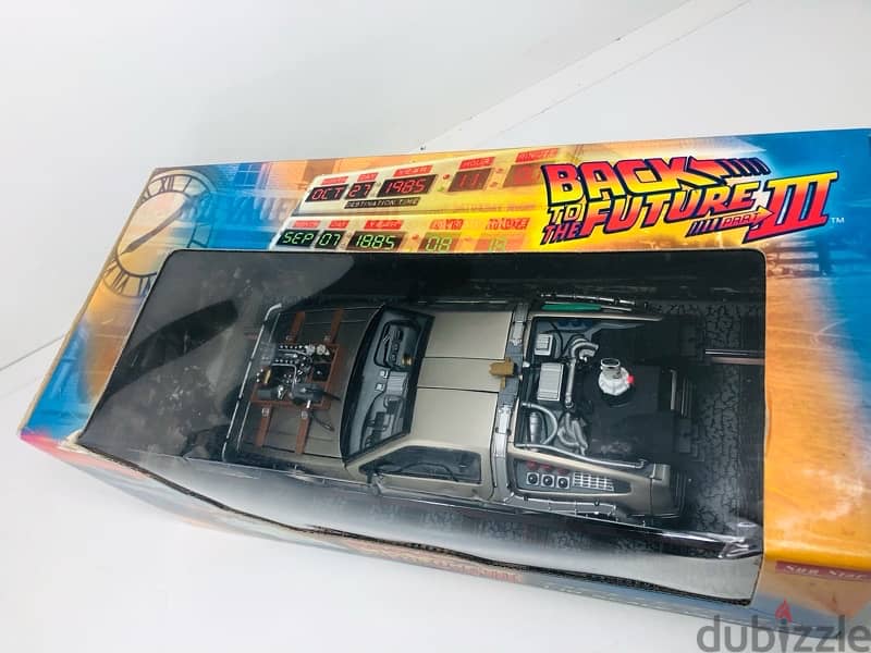 1/18 Diecast Model Car In Original Box Back to the Future 3 Movie car 3
