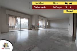 Ballouneh 240m2 | Rent | Open View | Prime Location | IV MY |
