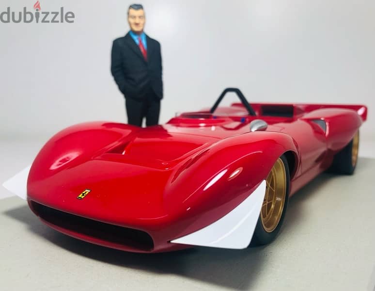 1/18 Scale Ferrari Dino 212 E 1969 Limited 75 Units Rosso Corsa Red 7