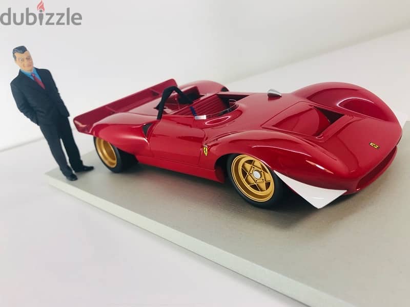 1/18 Scale Ferrari Dino 212 E 1969 Limited 75 Units Rosso Corsa Red 8