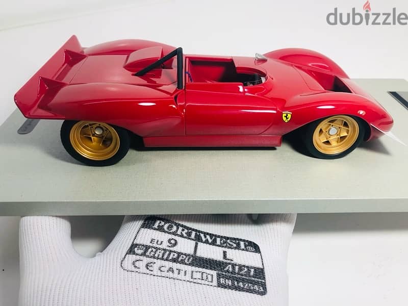 1/18 Scale Ferrari Dino 212 E 1969 Limited 75 Units Rosso Corsa Red 12