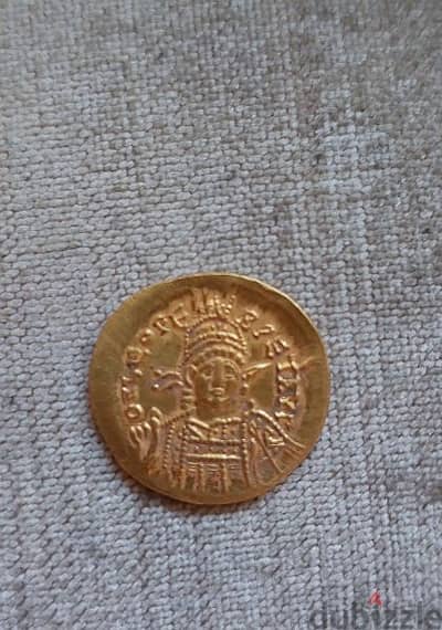 Ancient Eastern Roman Gold Coin Emperor Leo I year 457 AD weight 4.4 g