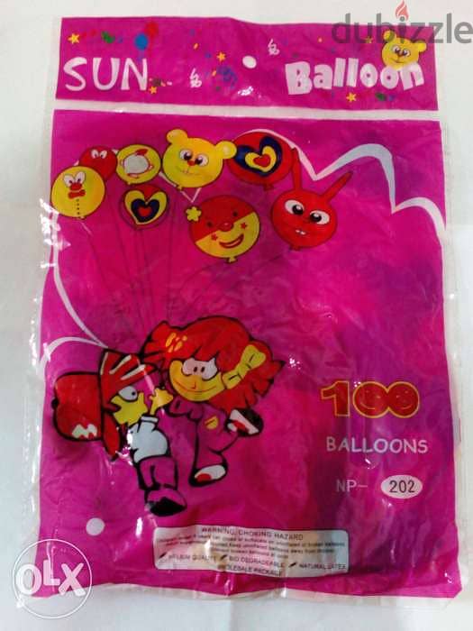 100 PCS Balloons balons ballons baloons Kids Birthday بالون بالونات 1