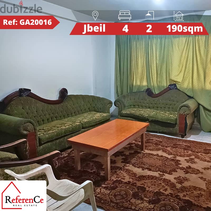 Apartment for sale in Jbeil شقة للبيع في جبيل 0