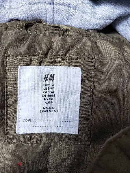 H&M Bomber Jacket Removable Hood 1