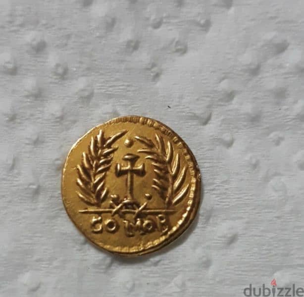 Zeno Emperor  Eastern Roman Gold Tremissis 474-475 AD weight 1.36 gram 1