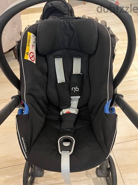 GB platinum Maris  stroller + Car seat 6