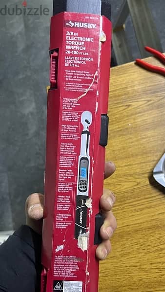 husky torque wrench 3/8 new never used 2
