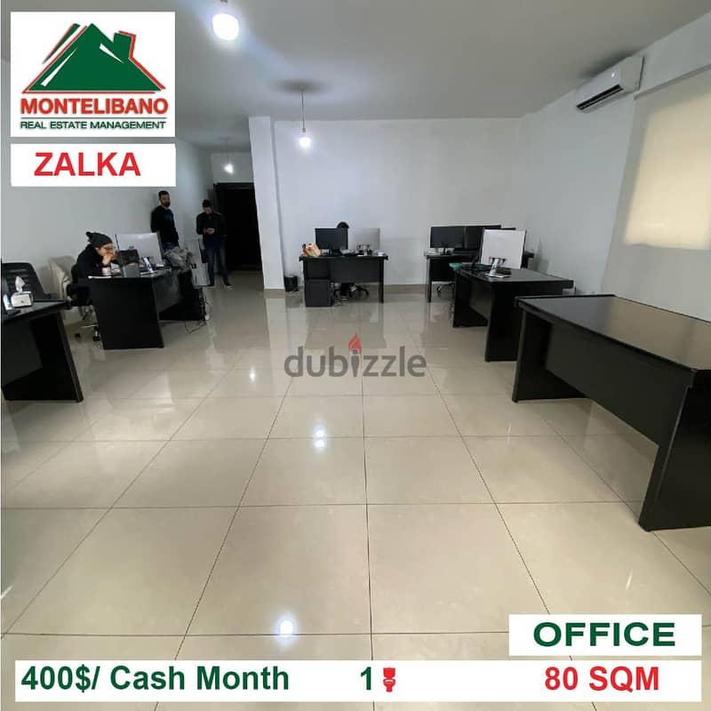 400$ Open Space Office for rent located in Zalka 1