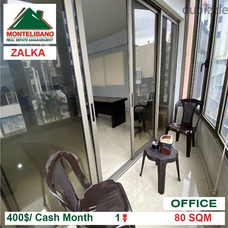 400$ Open Space Office for rent located in Zalka 2