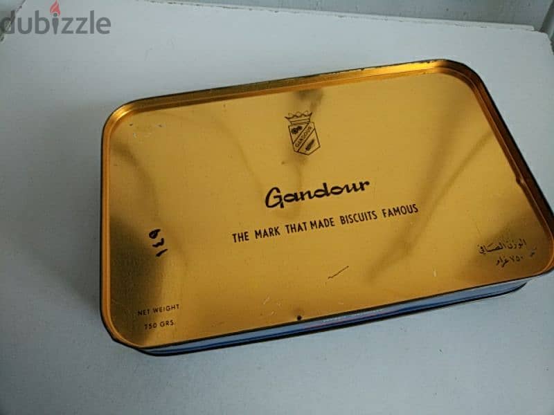 Vintage Gandour tin box - Not Netogiable 3