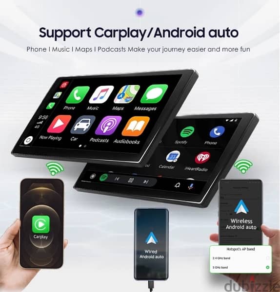 Car Radio Android 7” inches Carplay - GPS Navigation 1
