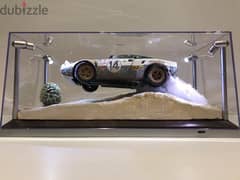 1/18 diecast diorama in display Lancia Stratos Monte Carlo Winner 1975