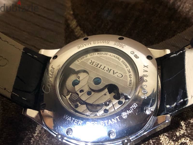 Cartier watch automatic working fine everything fine ساعة كارتير شغالي 1
