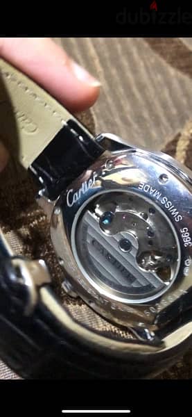 Cartier watch automatic working fine everything fine ساعة كارتير شغالي 4