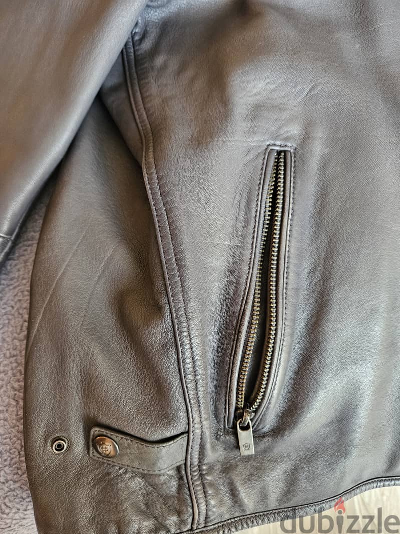 MASSIMO DUTTI Genuine Leather Jacket - Bomber style 11