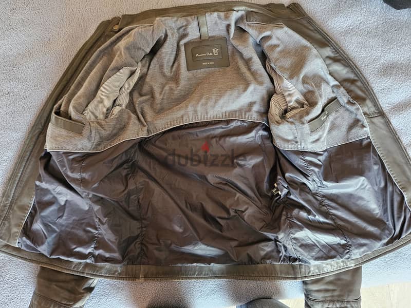 MASSIMO DUTTI Genuine Leather Jacket - Bomber style 13