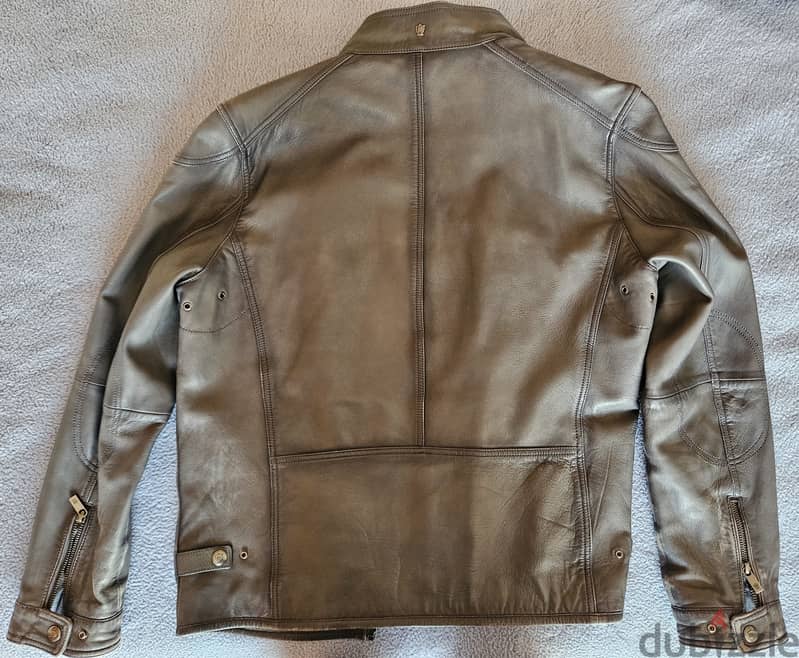 MASSIMO DUTTI Genuine Leather Jacket - Bomber style 16