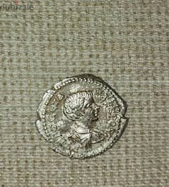 Geta Ancient Roman Ceaser Silver Coin Denarius year  212 AD. 0