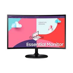 Samsung 24" Essential Curved Monitor With Round Stand