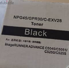 NPG45/GPR30/C-EXV28 Black Toner Photocopier Cartridge 0