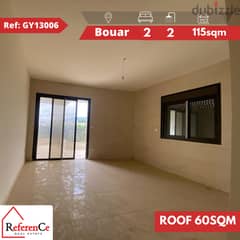 Apartment with roof in Bouar شقة مع سطح في البوار
