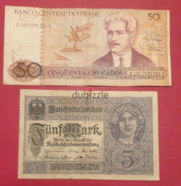 World old banknotes Lot # B-59 x 4 pcs 2