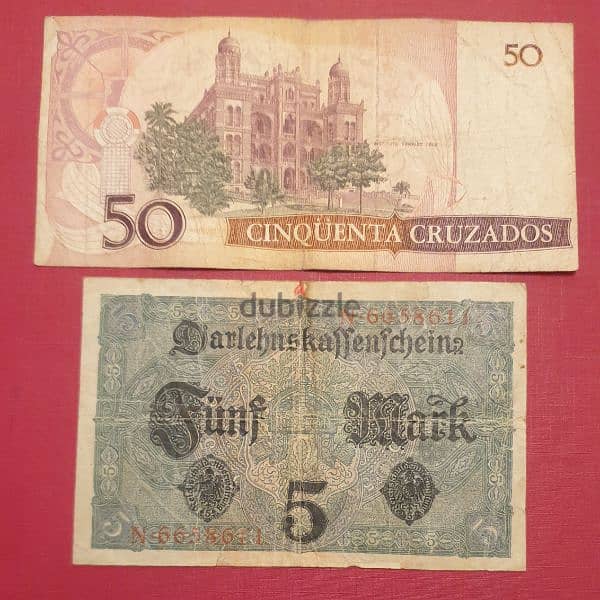 World old banknotes Lot # B-59 x 4 pcs 3