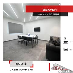 Office or Clinic for rent in Dbayeh 60 sqm ref#ea15294