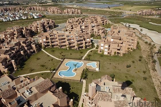 Spain furnished apartment between sea & golf in a gated resort Ref#12 1
