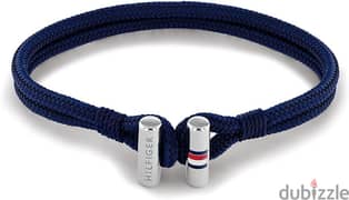 Tommy Hilfiger Jewelry Men Blue Nylon & Stainless Steel & Blue Cotton