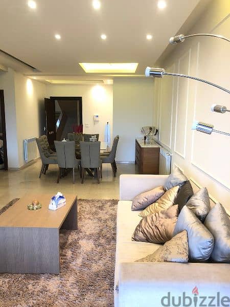 furnished apartment for rent in beit mery شقة مفروشة للايجار في بيت مر 8