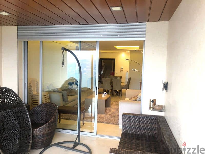 furnished apartment for rent in beit mery شقة مفروشة للايجار في بيت مر 9