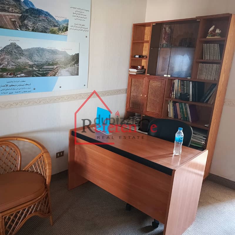 Furnished prime office in jbeil مكتب مفروش موقع مميز جدا في جبيل 1