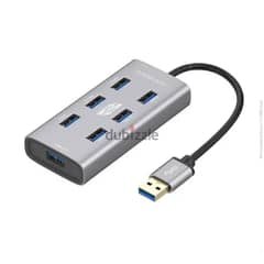 Promate EzHub-7 USB Hub 5Gbps Transfer Rate with Charge