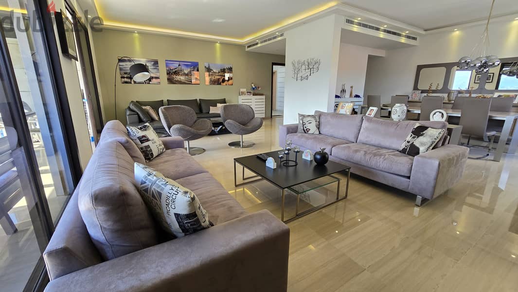 Biyada 295m² furnished apartment for sale ∥ 235m²+180m² roof ∥ 3