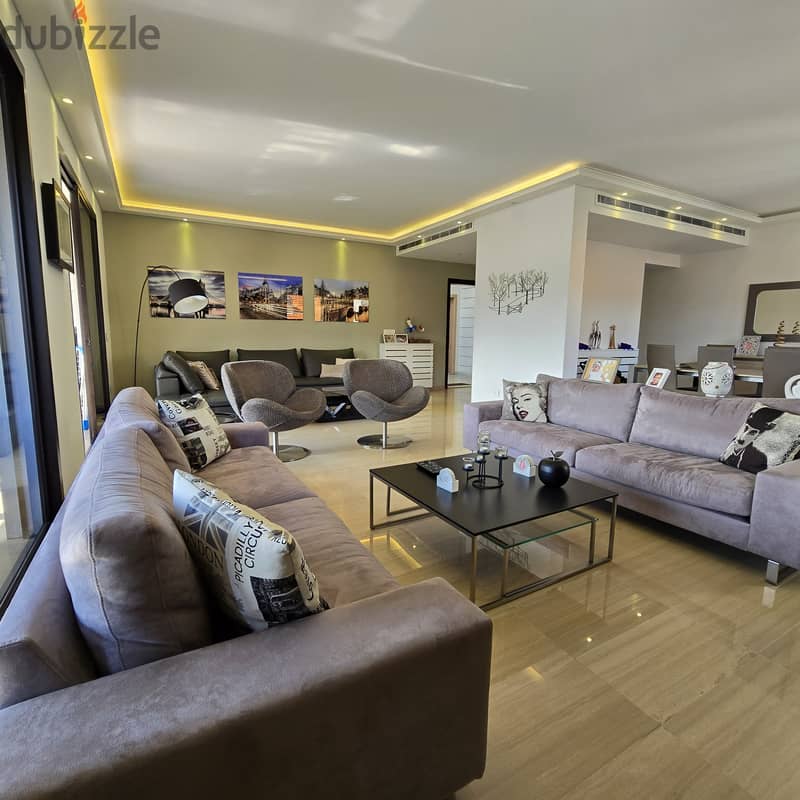 Biyada 295m² furnished apartment for sale ∥ 235m²+180m² roof ∥ 9
